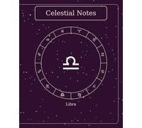 The Celestial Book - Libra | 7.5" × 9.25" | 120 Lined Pages: Minimalist Deep Plum Libra Zodiac Notebook - 120 Lined Pages, B&W Interior, Matte Cover in Deep Plum