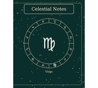 The Celestial Book - Virgo Season Notebook (Deep Emerald) | 7.5" × 9.25" | 120 Lined Pages: Elegant Deep Emerald Virgo Zodiac Notebook - Premium B&W Interior, 120 Lined Pages, Matte Cover
