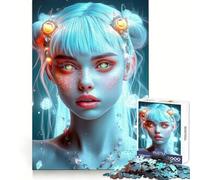 The Celestial Starlight Princess Teenager Jigsaw Puzzles 1000 Pieces Memory Boost Home Activity Pattern Assembly Perfect Present (50x75cm)