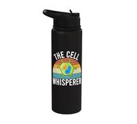 The Cell Whisperer Biologist Stainless Steel Insulated Water Bottle