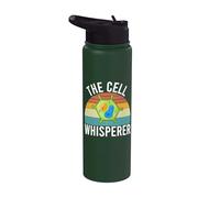 The Cell Whisperer Biologist Stainless Steel Insulated Water Bottle