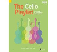 The Cello Playlist - 50 Popular Classics in Easy Arrangements - cello and piano - sheet music - (ED 13862)