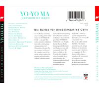 THE CELLO SUITES: YO-YO MA INSPIRED BY BACH (FROM THE SIX-PART FILM SERIES) NEW