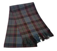 The Celtic Croft Authentic OUTLANDER Tartan Scarves - Premium Wool/Lambswool or Poly/Viscose (Outlander Fraser Poly/Viscose)