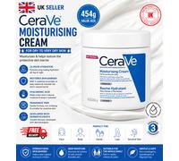 CeraVe Moisturising Cream for Dry to Very Dry Skin 454g with Hyaluronic Acid & 3 Essential Ceramides