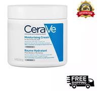 CeraVe Moisturising Cream for Dry to Very Dry Skin 454g with Hyaluronic Acid & 3 Essential Ceramides