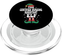 The Certified Nursing Assistant Elf Funny Christmas PopSockets PopGrip for MagSafe