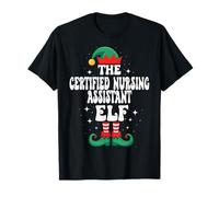 The Certified Nursing Assistant Elf Funny Christmas T-Shirt