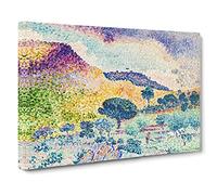 The Chain Of The Moors By Henri Edmond Cross Classic Painting Canvas Wall Art Print Ready to Hang, Framed Picture for Living Room Bedroom Home Office Décor, 30x20 Inch (76x50 cm)