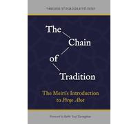 The Chain of Tradition: The Meiri's Introduction to Pirqe Abot