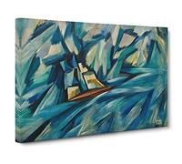 The Chalupa By Amadeo De Souza-Cardoso Canvas Print | Gallery Wrapped 30mm Frame Wall Art | 30x20 inches | Ready to Hang | Contemporary Picture | Living Room Bedroom Lounge Office