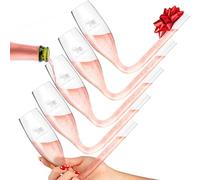 The Chambong - Plastic, Acrylic Champagne Shooters, 6 oz. - Perfect for Outdoor Parties - (5 pack)