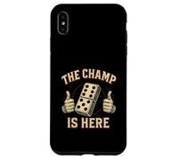 The Champ Is Here Dominoes King Domino Player Tile Lover Case for iPhone XS Max