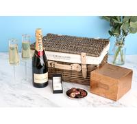 The Champagne Chocolate Proposal Hamper - Platinum 1.02ct Diamond HMP-046