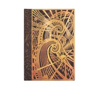 Paperblanks The Chanin Spiral (New York Deco) Midi Unlined Hardcover (Hardback)