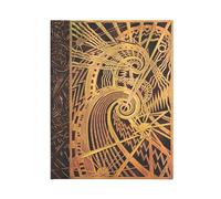 The Chanin Spiral (New York Deco) Ultra Lined Hardcover Journal: Hardcover, 120 gsm, ribbon marker, memento pouch, elastic closure