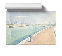 The Channel At Gravelines By Georges Seurat Art Print | Unframed Poster, A2