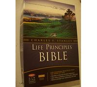 The Charles Stanley Life Principles Bible: New King James Version, Black Bonded Leather
