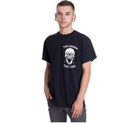 The Charm The Fury - Skull - T-Shirt - black - S - 100% Cotton,Jersey S