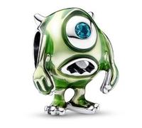 The Charmery Monster Mike Charm 925 Sterling Silver Pendant Charm Compatible with Pandora Charms,and Many Other UK Charm Bracelets