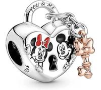 The Charmery Mouse Padlock 925 Sterling Silver Pendant Charm Compatible with Pandora Charms,and Many Other UK Charm Bracelets.