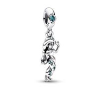 The Charmery Princess Jasmine Dangle Charm 925 Silver Compatible with Pandora Charms, Trollbeads, Chamilia, Biagi and Many Other UK Charm Bracelets.