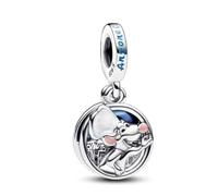 The Charmery remi the rat Charm 925 Sterling Silver Pendant Charm Compatible with Pandora Charms,and Many Other UK Charm Bracelets