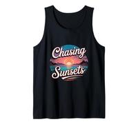 The Chasing Sunsets Summer Graphic Tank Top