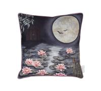 The Chateau by Angel Strawbridge Moonlight Lily Cushion Dusk