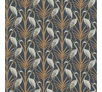 The Chateau By Angel Strawbridge - Nouveau Heron Navy Wallpaper