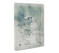 The Chatelaine By Henri De Toulouse Lautrec Canvas Print | Gallery Wrapped 30mm Frame Wall Art | 24x16 inches | Ready to Hang | Impressionist Picture | Living Room Bedroom Lounge Office
