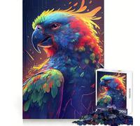 The Chatty Parrot Jigsaw Puzzles for Teenagers 1000 Piece Pure Logic Toy Quiet Calm Clean Cut Wall Art Decor (50x75cm)