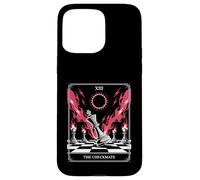 The Checkmate XIII Tarot Gothic Art Chess Player Case for iPhone 15 Pro Max