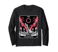 The Checkmate XIII Tarot Gothic Art Chess Player Long Sleeve T-Shirt