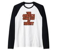 The Cheeks Come Out at Night Funny Sex Joke Adult Humor Raglan Baseball Tee