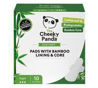 The Cheeky Panda 10 Pads with Bamboo Lining & Core Night
