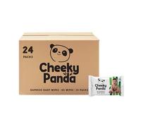 The Cheeky Panda Bamboo Biodegradable Baby Wipes Multipack | 1536 Baby Wipes Bulk (24 Packs) Sensitive Baby Wipes