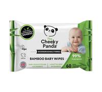 The Cheeky Panda Bamboo Biodegradable Baby Wipes | 99% Purified Water, Suitable for Sensitive Skin | Dermatologically Tested