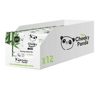 The Cheeky Panda Bamboo Biodegradable Baby Wipes Multipack | 99% Purified Water, Suitable for Sensitive Skin | Dermatologically Tested, 60 Count (Pack