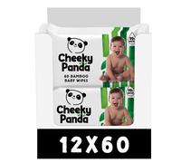 The Cheeky Panda Bamboo Biodegradable Baby Wipes Multipack | 99% Purified Water, Suitable for Sensitive Skin | Dermatologically Tested