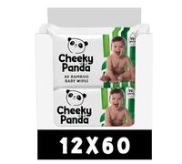 The Cheeky Panda Bamboo Biodegradable Baby Wipes Multipack | 99% Purified Water, Suitable for Sensitive Skin | Dermatologically Tested