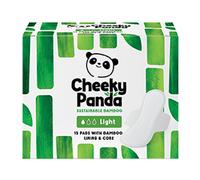 The Cheeky Panda Bamboo Core Pads with Wings - Light - Pack of 15