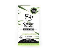 The Cheeky Panda Bamboo Facial Tissue | Plastic Free Travel Tissue Pack | 10 Super Soft Pocket Tissues