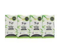 The Cheeky Panda Bamboo Pocket Tissues, 8 Pack of 10 Hypoallergenic Tissues, Ultra Soft, 3-Ply, White, Travel Size