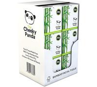 The Cheeky Panda Bamboo Facial Tissues | 12 Cube Tissue Boxes | Soft Face Tissues | Plastic Free Tissues Box Multipack