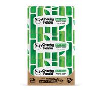 The Cheeky Panda Bamboo Facial Tissues Box | 12 Boxes of 80 | Silky &