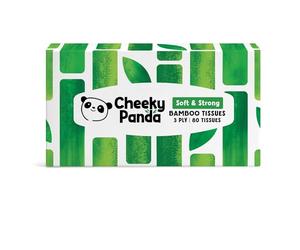 The Cheeky Panda Bamboo Facial Tissues | Sustainable and Silky Soft | Plastic Free