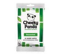 The Cheeky Panda Bamboo Hand Wipes 12 Travel Wipes 100 Plastic Free and B