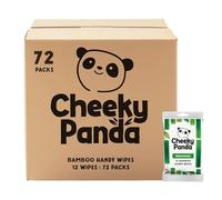 Cheeky Panda Bamboo Handy Wipes 12 Wipes (Pack of 72) HANDWX72