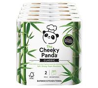 The Cheeky Panda Bamboo Kitchen Roll | 10 Kitchen Rolls - 1000 Super Strong